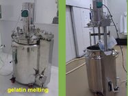 스테인리스 Softgel 캡슐 젤라틴 녹는 탱크 자동 진공 펌프 체계