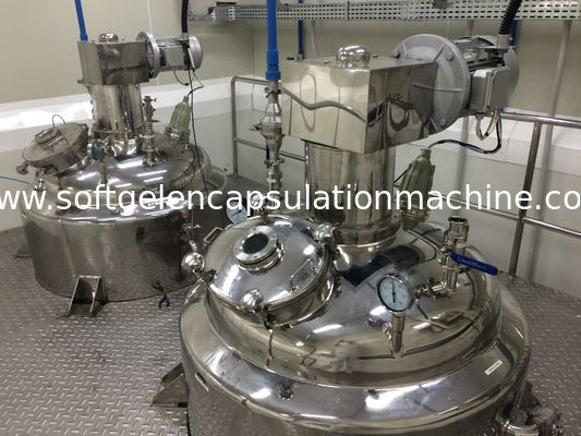 PLC와 터치스크린을 가진 softgel와 painball 생산을 위한 20kw 대규모 의학 Softgel 캡슐에 넣기 기계