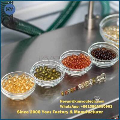 이음새가 없는 연약한 젤 캡슐 기계 1.5kw 전력 소비 기름 패킹