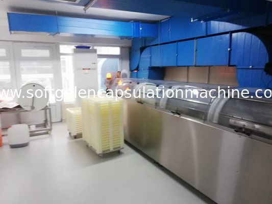 0.75 kw 큰 송풍기를 가진 가장 큰 700*1030mm Softgel TUMBLER 건조용 장비