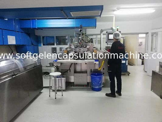 PLC와 터치스크린을 가진 20kw 대규모 의학 Softgel 캡슐에 넣기 기계