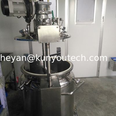 교반 기능과 진공 펌프를 가진 100L 철저한 채식주의자 젤라틴 스테인리스 탱크