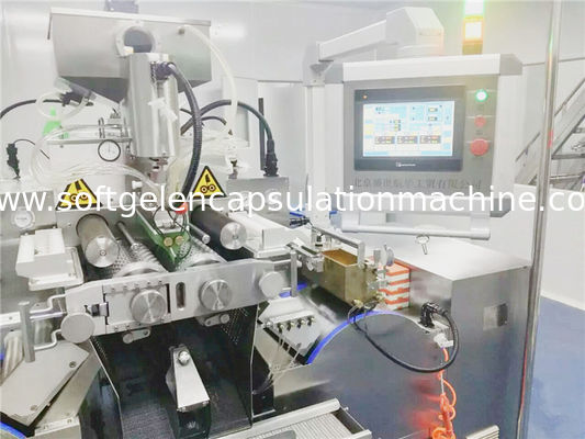 연약한 젤라틴 캡슐 제작자 기계 1800 Kg 무게를 채우는 각종 모양 기름